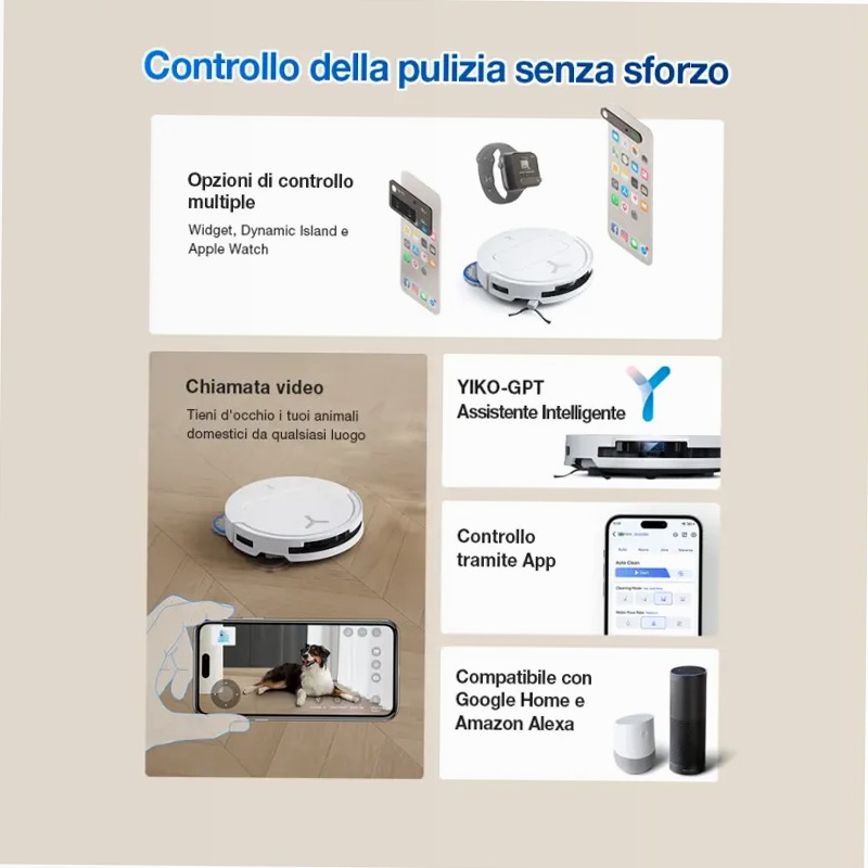 DEEBOT T50 PRO OMNI Gen2 Bianco