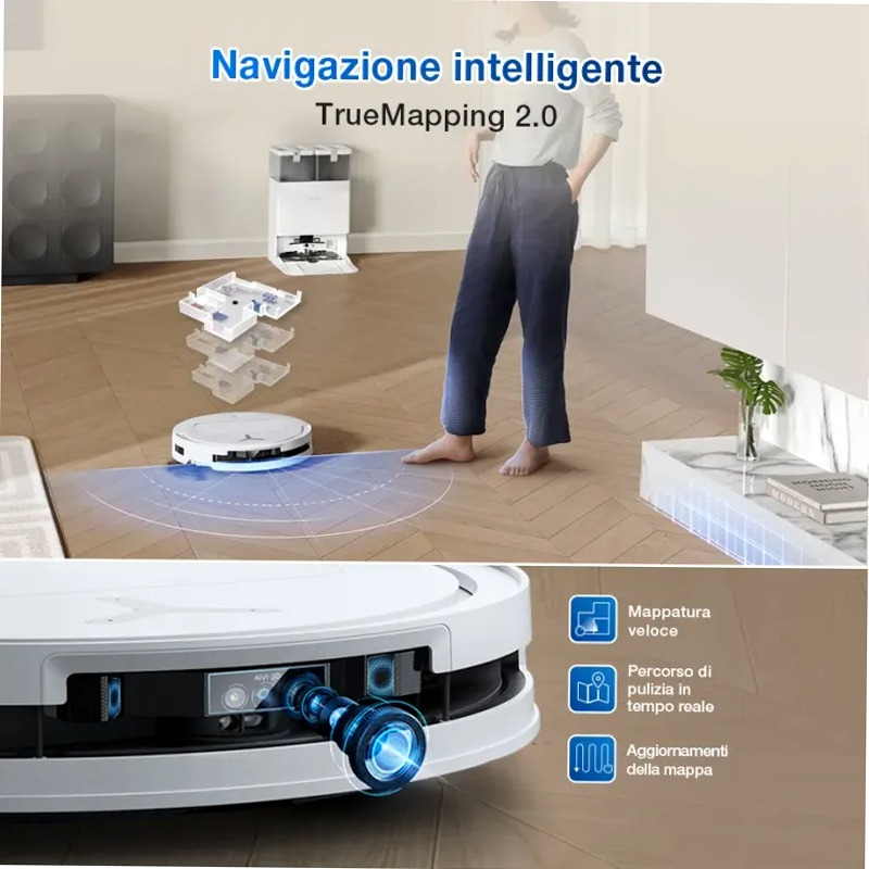 DEEBOT T50 PRO OMNI Gen2 Bianco