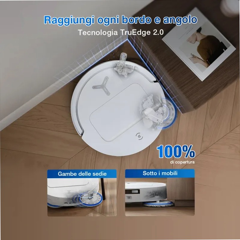 DEEBOT T50 PRO OMNI Gen2 Bianco