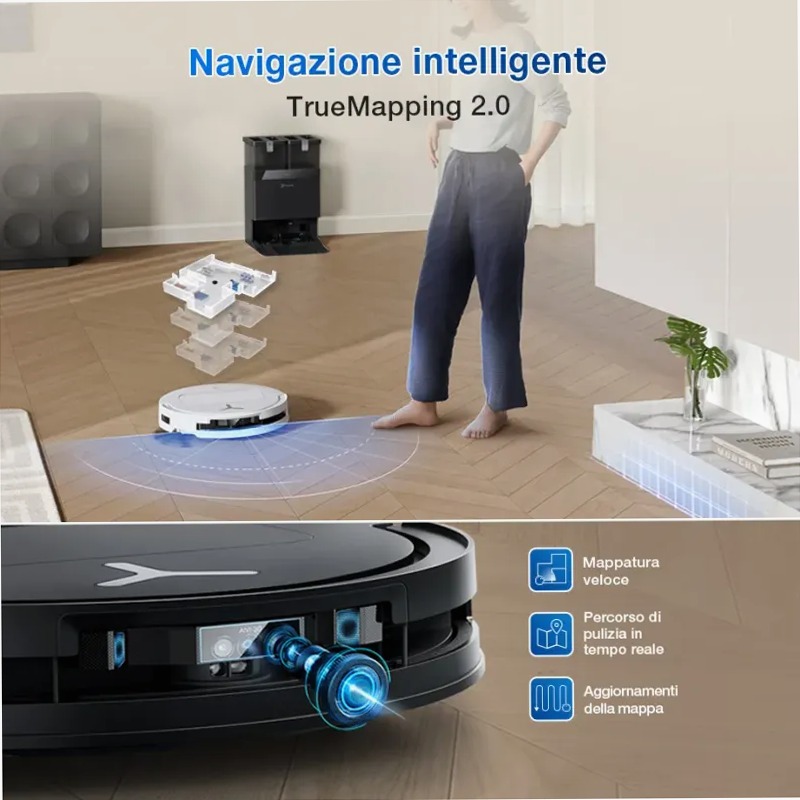 DEEBOT T50 OMNI Gen2 Nero