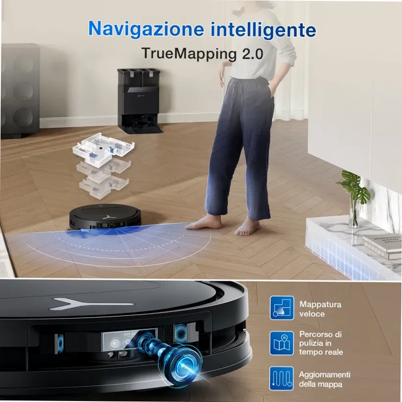 DEEBOT T50 OMNI Nero