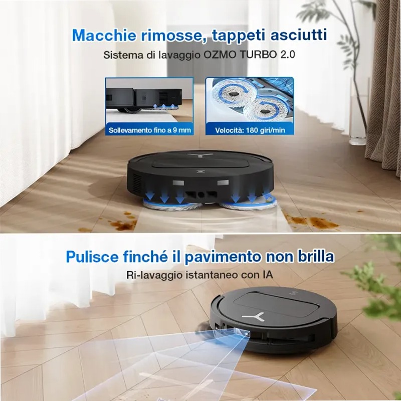 DEEBOT T50 PRO OMNI Gen2 Nero
