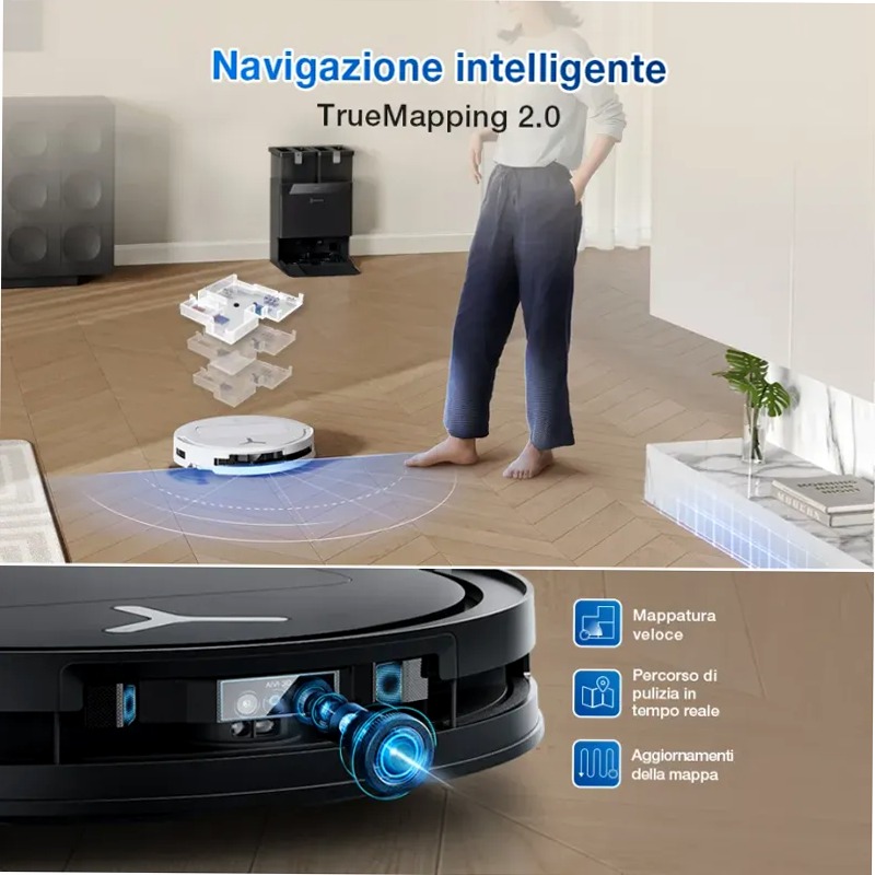 DEEBOT T50 PRO OMNI Gen2 Nero