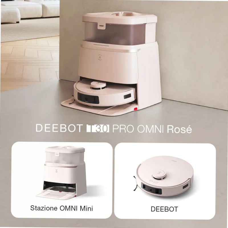 DEEBOT T30 PRO OMNI Rosa