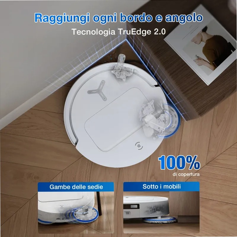 DEEBOT T50 PRO OMNI Bianco 63w