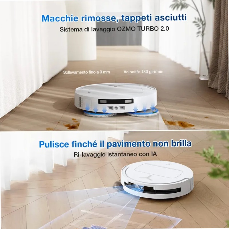 DEEBOT T50 PRO OMNI Bianco 63w