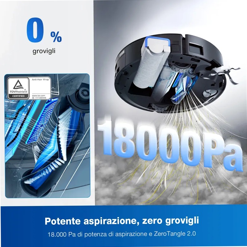 DEEBOT X8 OMNI Nero 63w