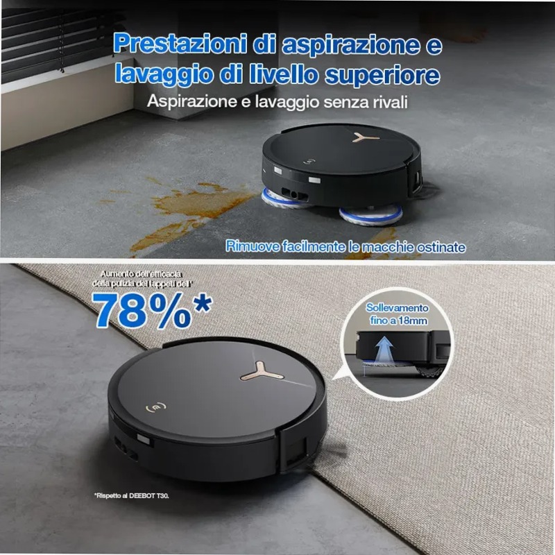 DEEBOT T50 MAX PRO OMNI Gen2 Nero