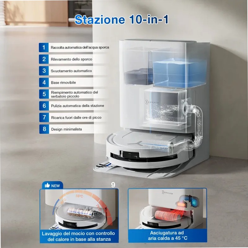 DEEBOT T80 OMNI Bianco