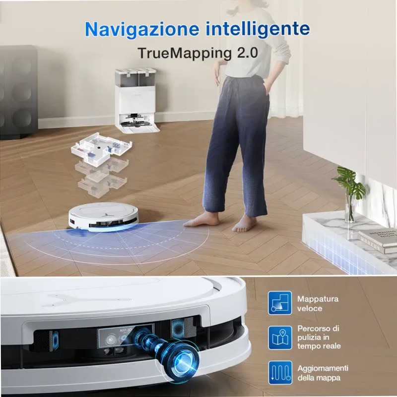 DEEBOT T50 OMNI Bianco