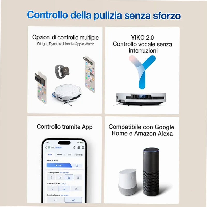 DEEBOT T50 OMNI Bianco