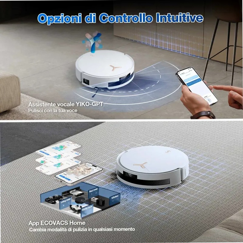 DEEBOT T50 MAX PRO OMNI Bianco