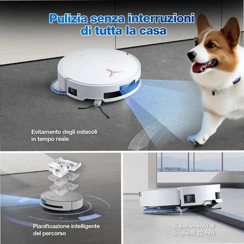 DEEBOT T50 MAX PRO OMNI Bianco