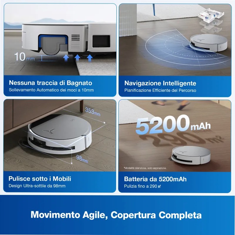 DEEBOT X8 OMNI Bianco
