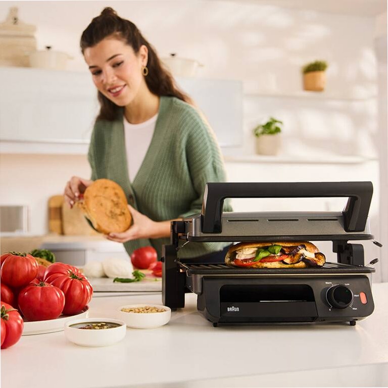 Griglia a contatto MultiGrill 5 CG 5010 Nero/Acciaio inox