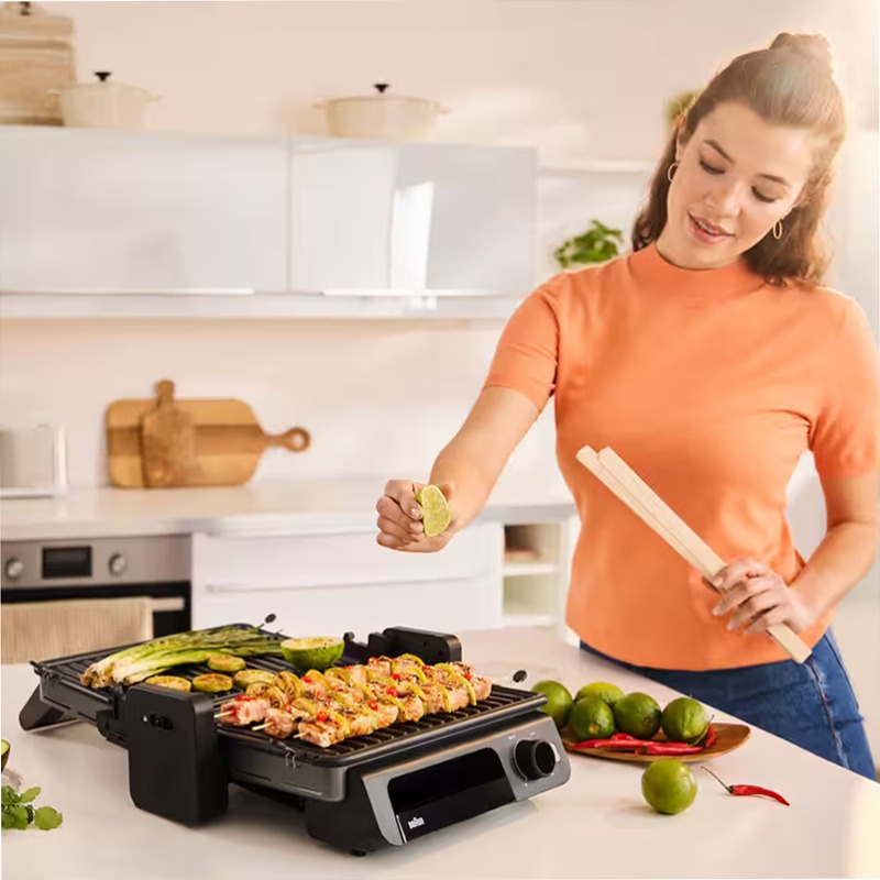 Griglia a contatto MultiGrill 5 CG 5010 Nero/Acciaio inox