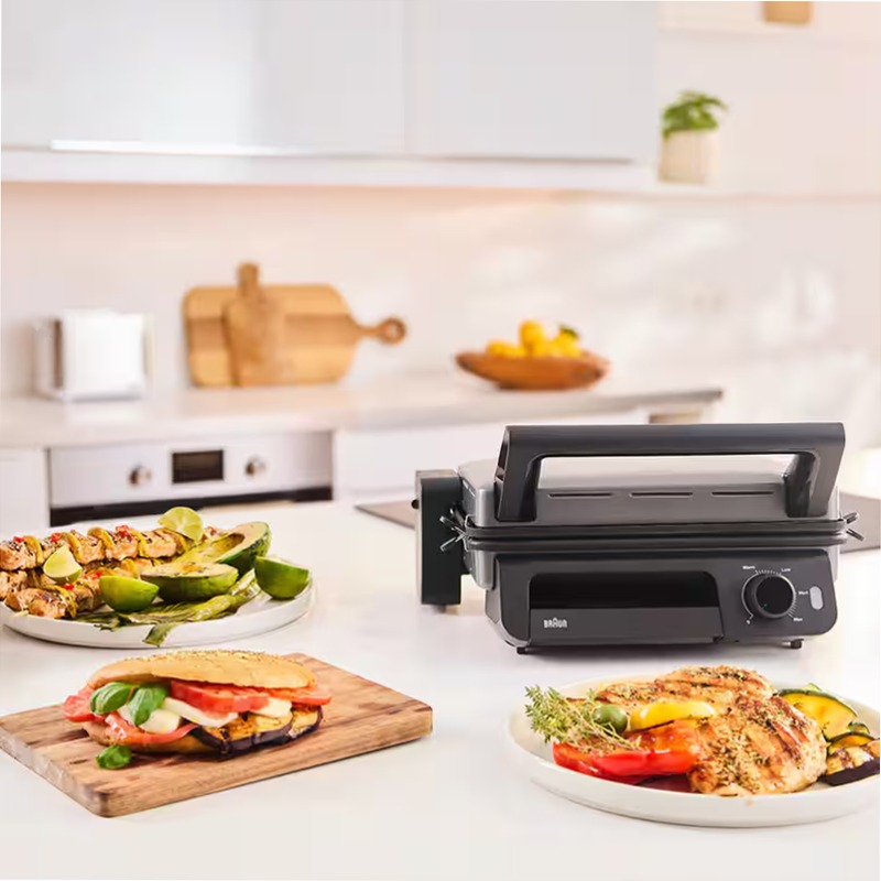 Griglia a contatto MultiGrill 5 CG 5010 Nero/Acciaio inox