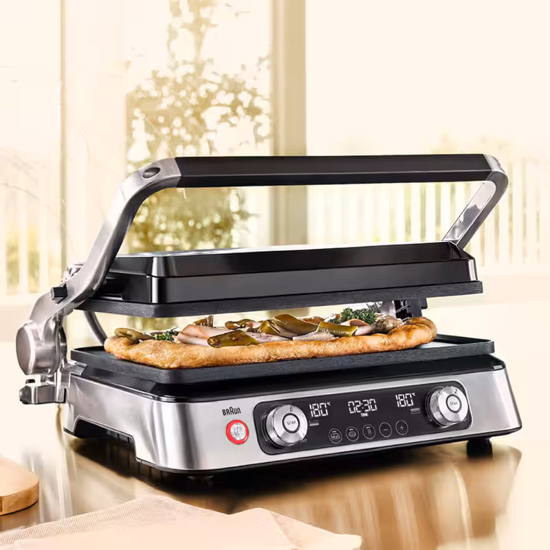 Griglia MultiGrill 9 Pro CG 9140 Nero/Acciaio inox
