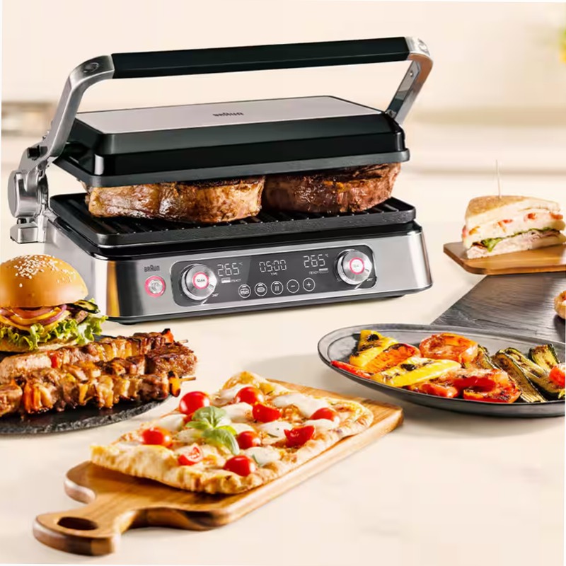 Griglia MultiGrill 9 Pro CG 9140 Nero/Acciaio inox