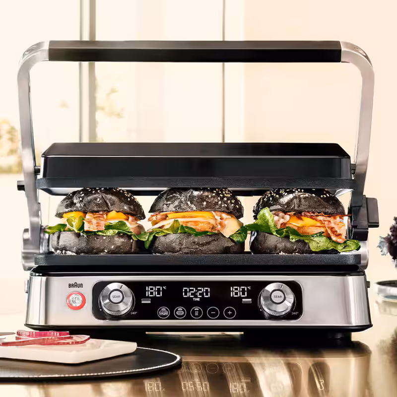 Griglia MultiGrill 9 Pro CG 9140 Nero/Acciaio inox