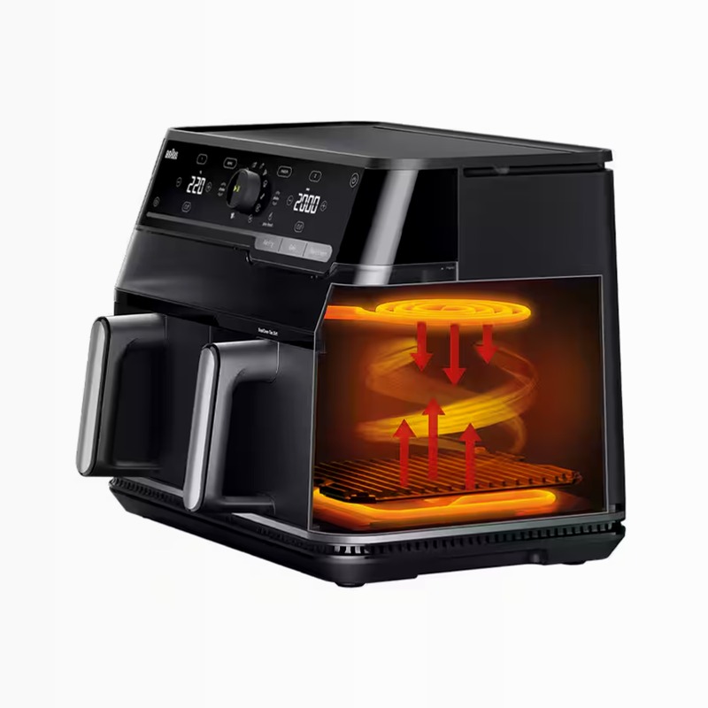 Friggitrice ad Aria TwinCook 5 TD 5073I Nera Nero