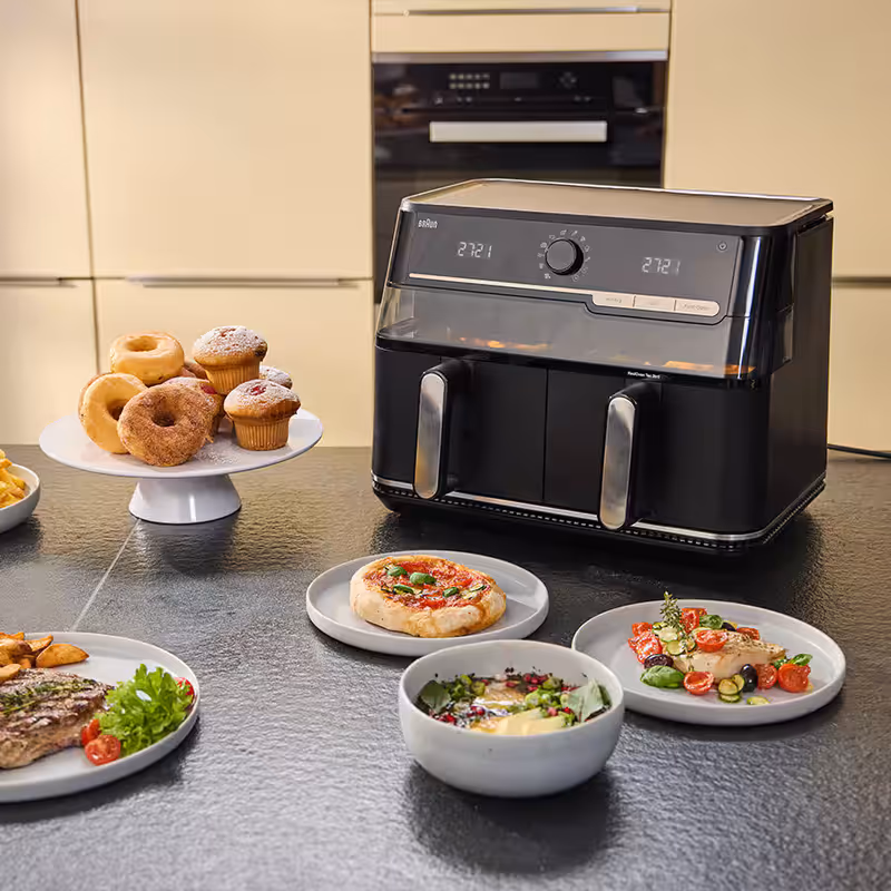 Friggitrice ad Aria TwinCook 5 TD 5073I Nera Nero