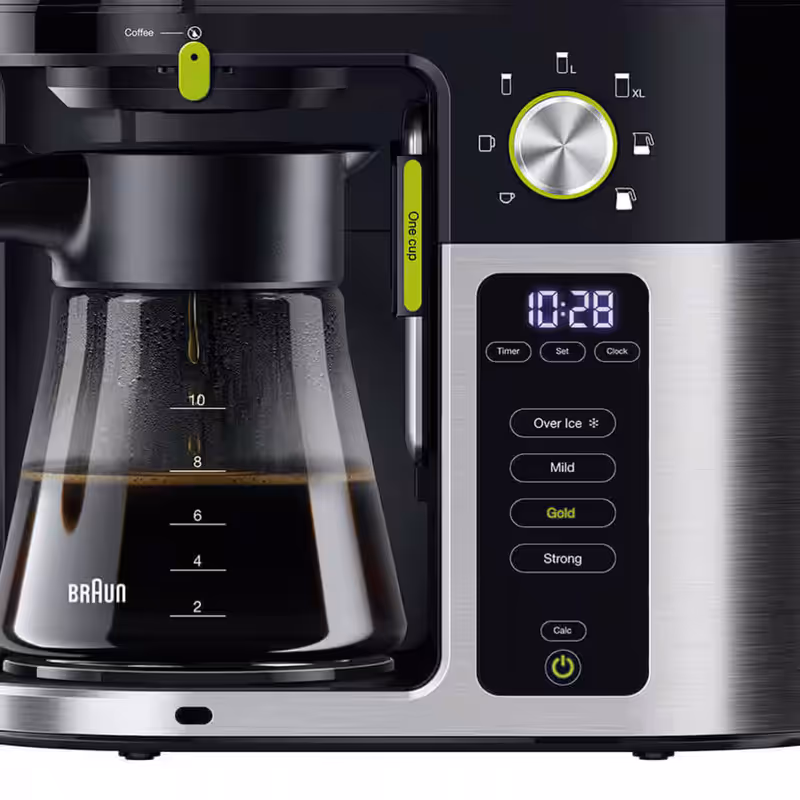 Macchina da caffè MultiServe KF 9050 nera Acciaio