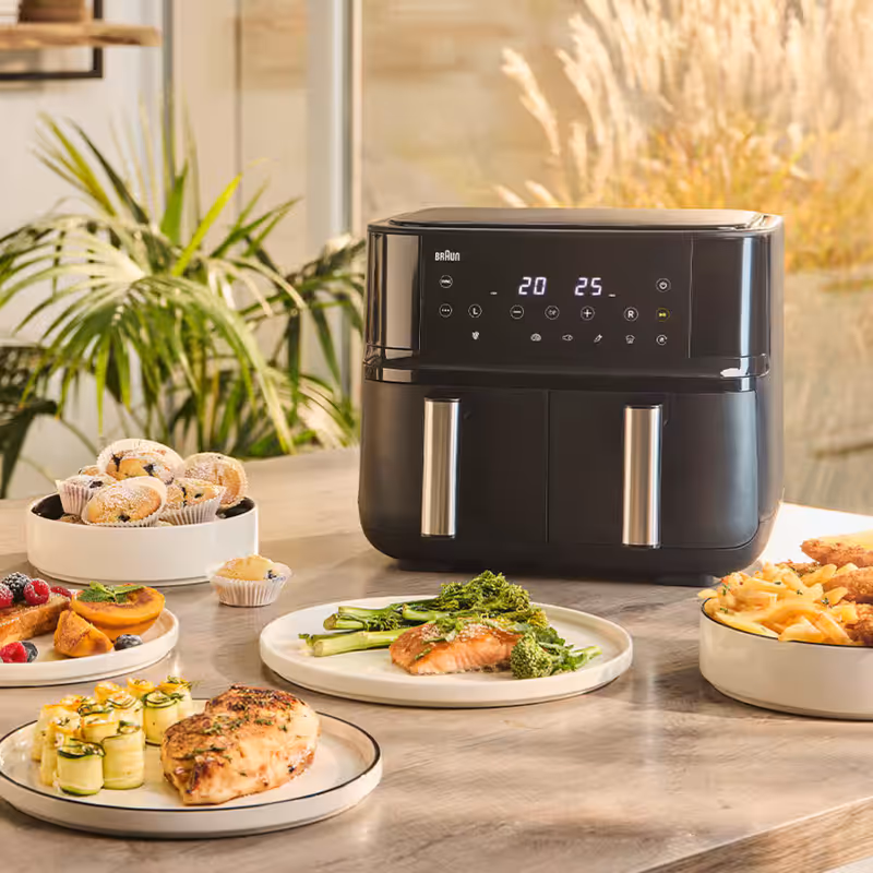 Friggitrice ad Aria TwinCook 3 TD 3030 Nero