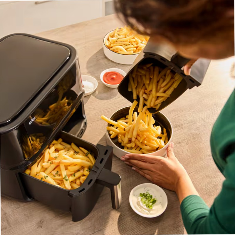 Friggitrice ad Aria TwinCook 3 TD 3030 Nero