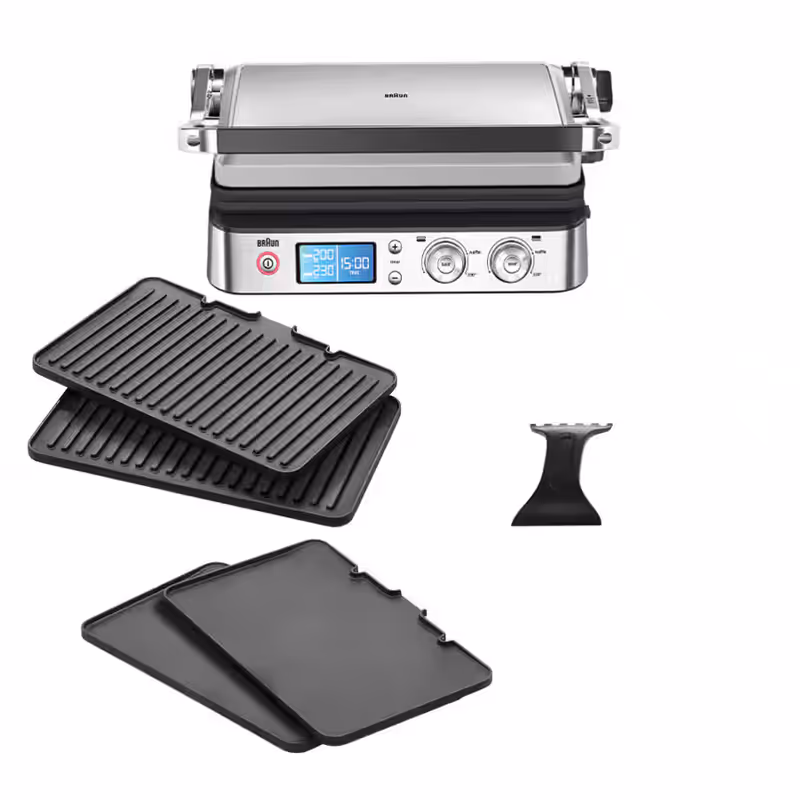 Griglia a contatto MultiGrill 9 CG 9043 Nero/Acciaio inox