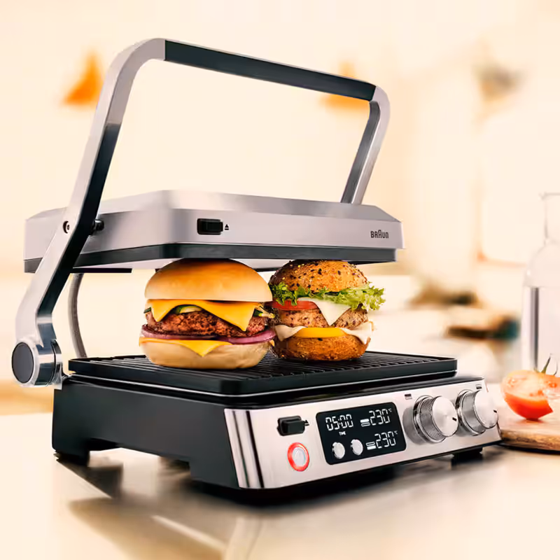 Griglia MultiGrill 7 CG 7044 - Acciaio Inox