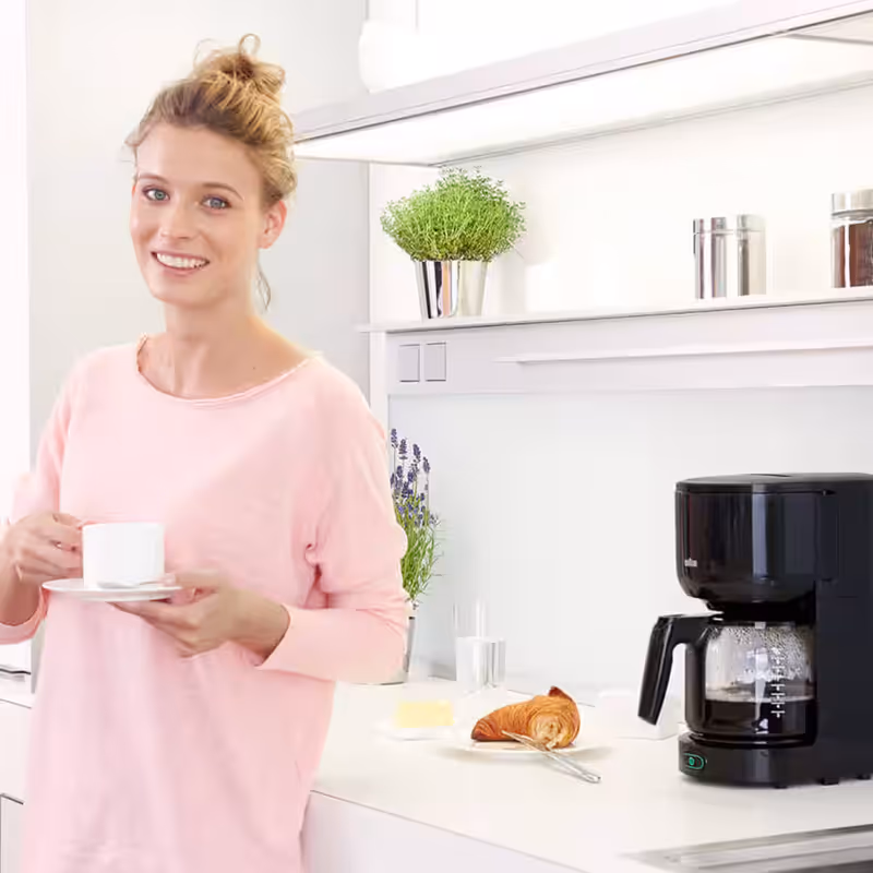 Macchina da caffè PurEase KF 3120 nera Nero