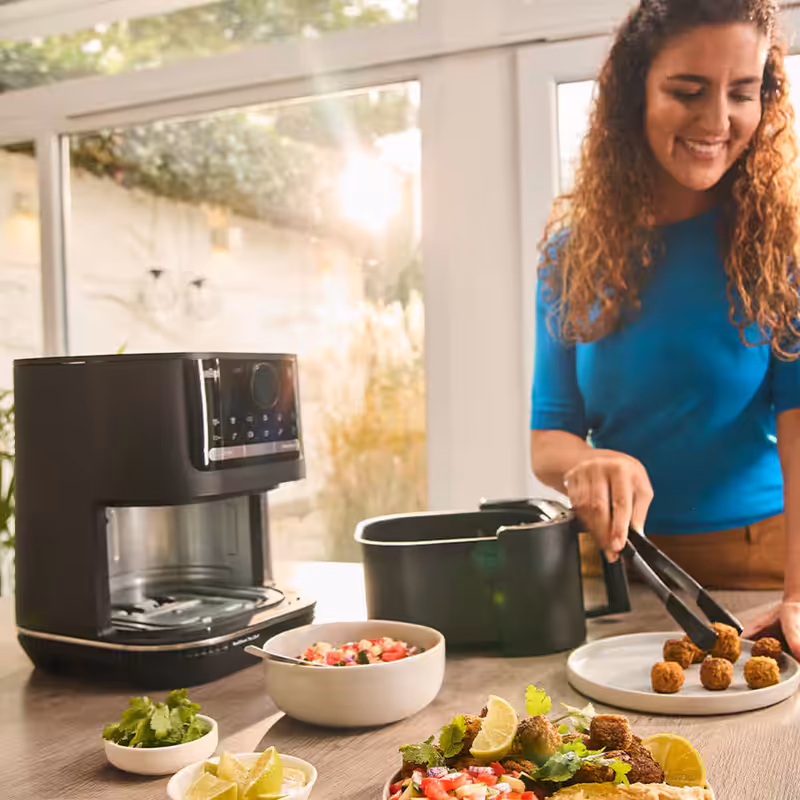 Friggitrice ad Aria MultiFry 5 2 in 1 HF 5050 Nero