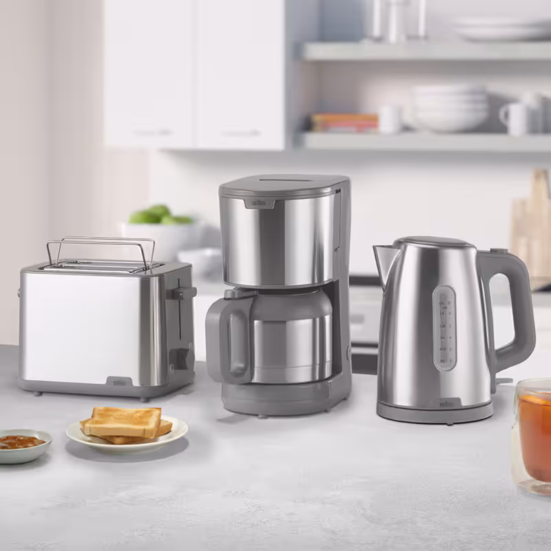 PurShine Coffee Maker KF 1505 Grey Grigio 1.2lt