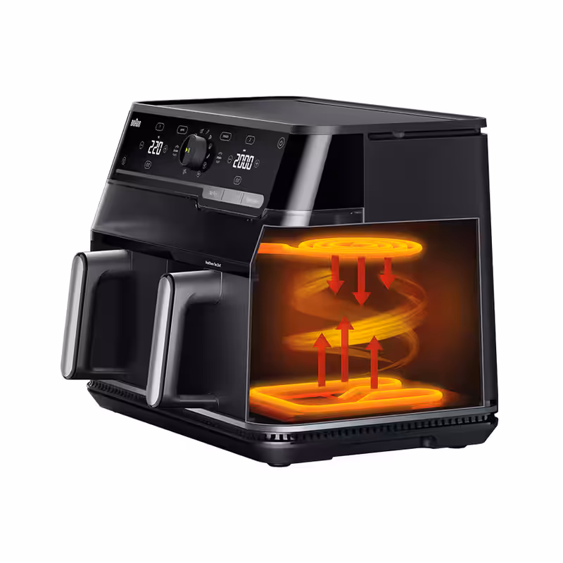 Friggitrice ad Aria TwinCook 5 TD 5053I Nero