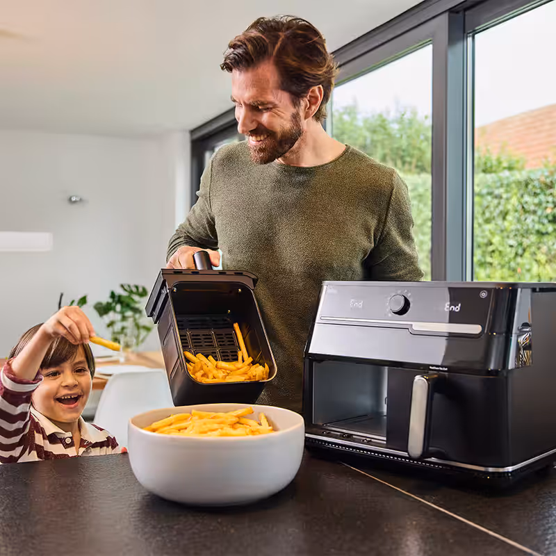 Friggitrice ad Aria TwinCook 5 TD 5053I Nero