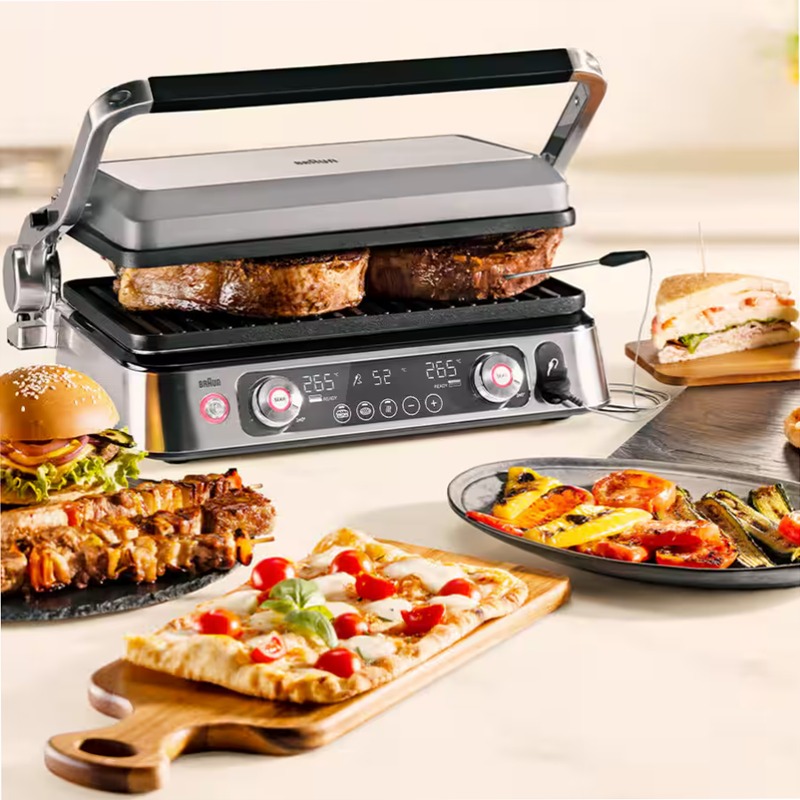 Griglia a contatto MultiGrill 9 Pro CG 9160 Nero/Acciaio inox
