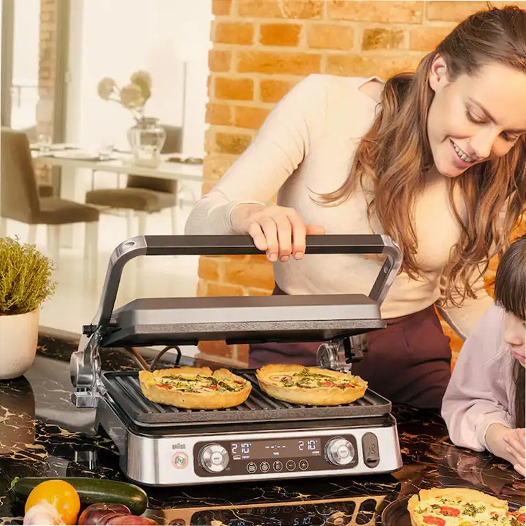 Griglia a contatto MultiGrill 9 Pro CG 9167 Nero/Acciaio inox