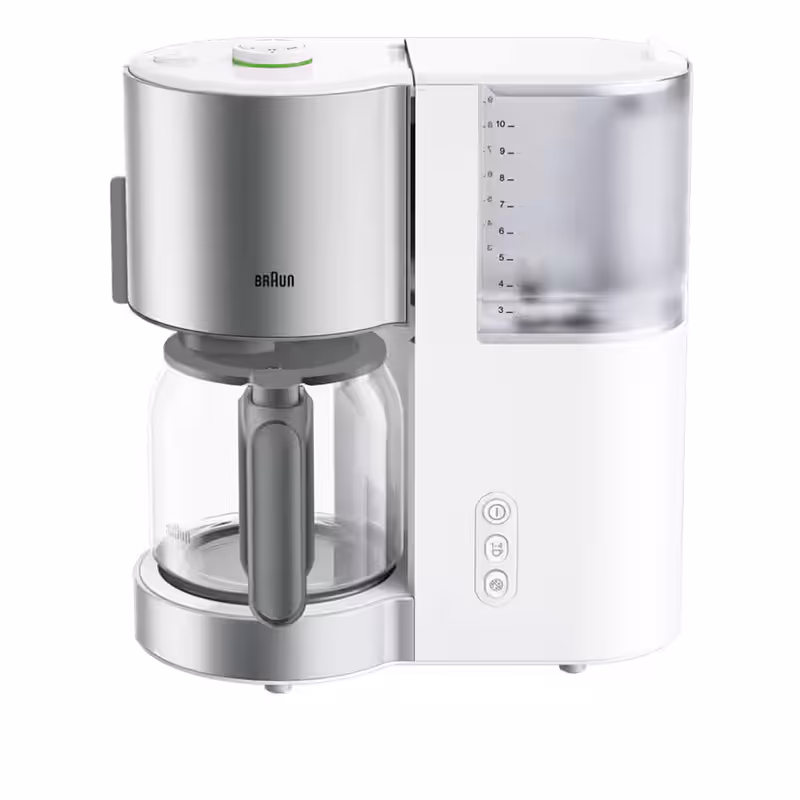 IDCollection Coffee Maker KF 5120 White Acciaio