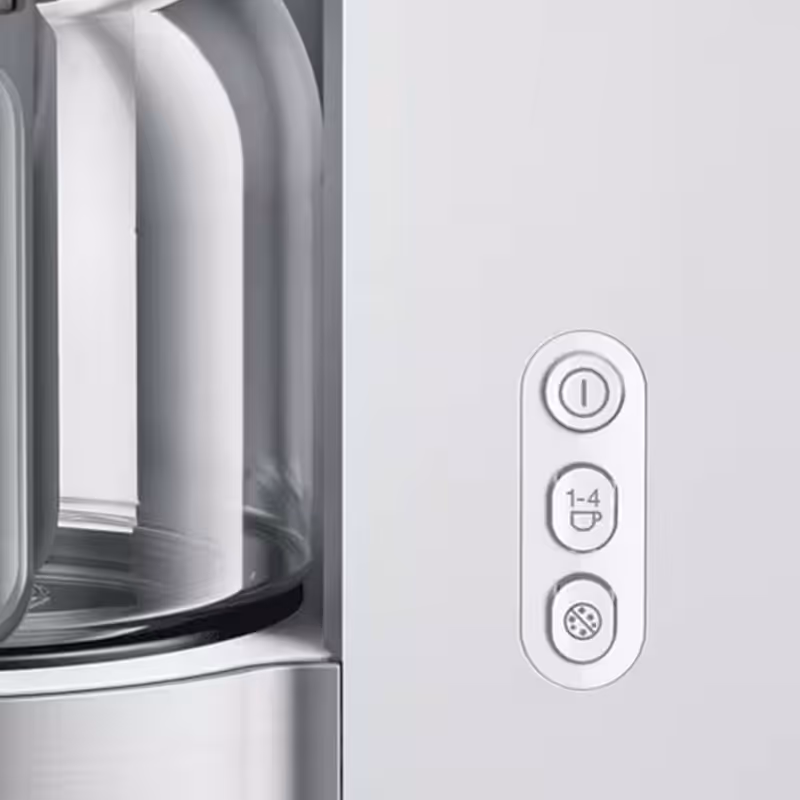 IDCollection Coffee Maker KF 5120 White Acciaio