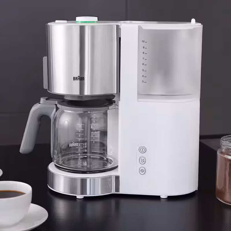 IDCollection Coffee Maker KF 5120 White Acciaio