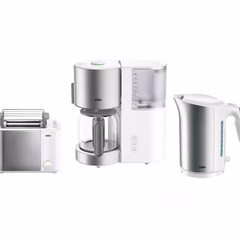 IDCollection Coffee Maker KF 5120 White Acciaio