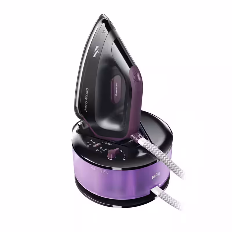 CareStyle Compact Steam Generator Iron IS 2144 Black/Purple Nero