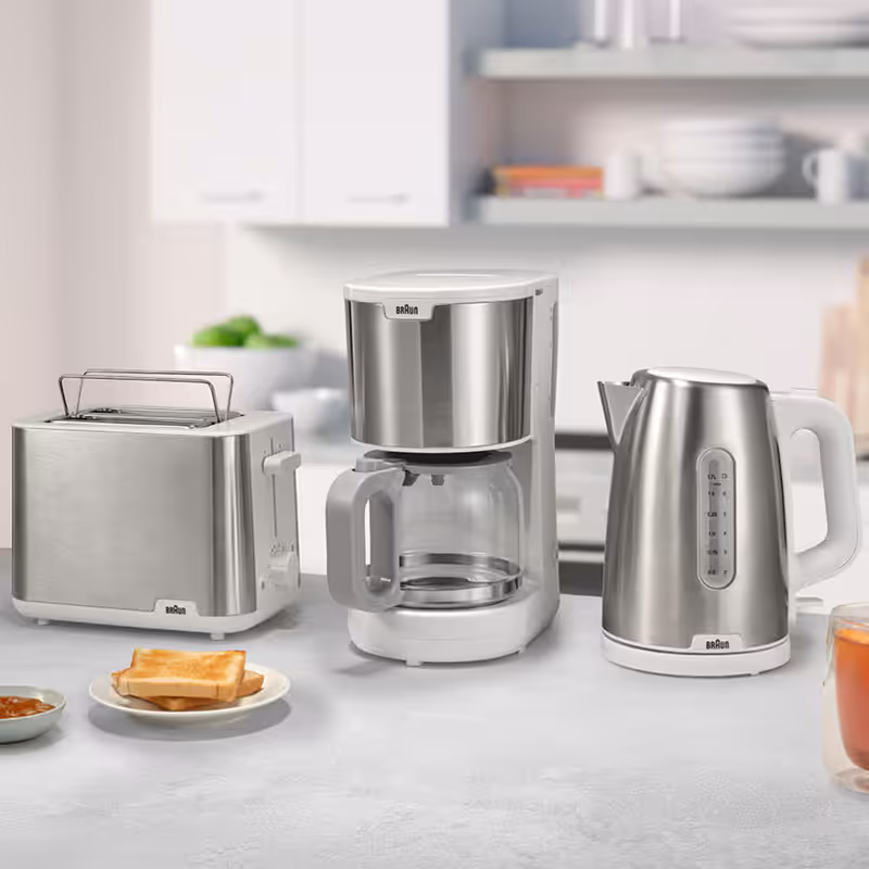 Macchina da caffè PurShine KF1500 Bianco Acciaio