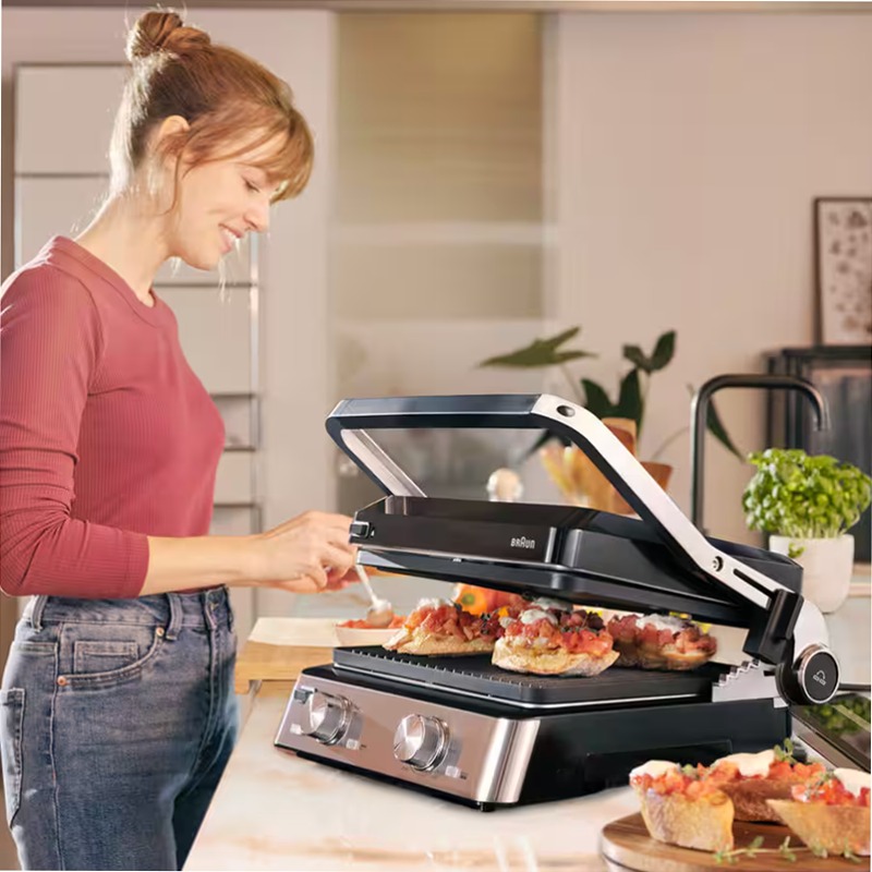 Griglia MultiGrill 7 CG 7020 Nero/Acciaio inox