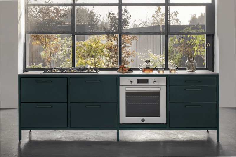 Forno da incasso 60cm elettrico pirolitico 76 A Grigio