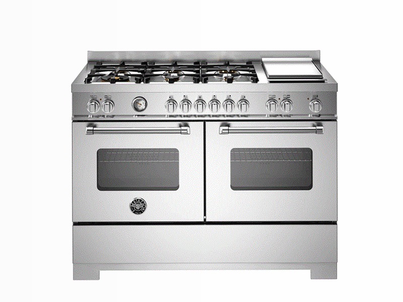 Forni Elettrici Gemelli con 120 cm 6 Bruciatori