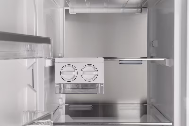 Colonna Freezer 60 cm H186 Acciaio Inossidabile E Libera