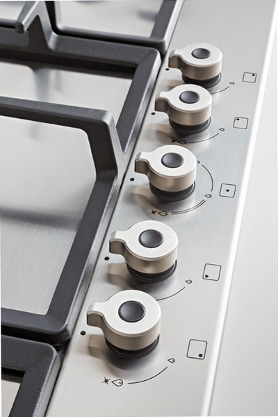 Piano Cottura Gas 90 cm con Dual Wok Centrale 5