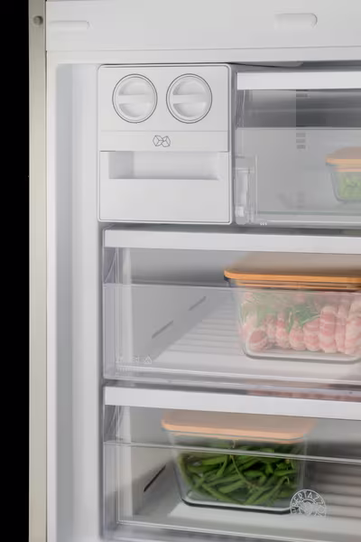 Frigorifero Combinato 70 cm Acciaio Inossidabile E 344lt Libera